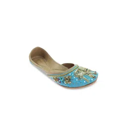 Fulkari Women Embellished Ethnic Mojaris Flats-picture-34