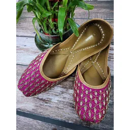 Fulkari Women Ethnic Ballerinas Flats-picture-13