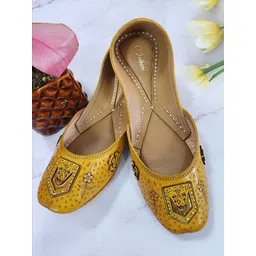 Fulkari Women Ethnic Ballerinas Flats-picture-35