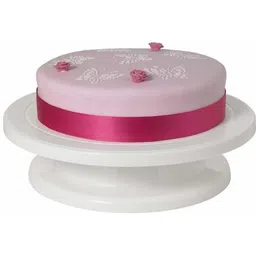 fulkiza Degree Rotating Revolving Cake Turn Table Plastic Cake Decorating Plastic Cake Server-picture-10