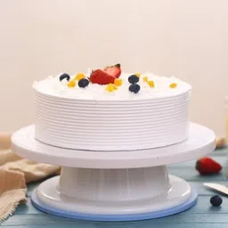 fulkiza NEW AND ORIGINAL Cake Turn Table | Cake_Turntable_360_Rotataion Plastic Cake Server-picture-16