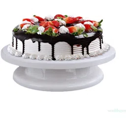 fulkiza NEW CAKE STAND TABLE with Cake Decorating Revolving Turntable Plastic Cake Server-picture-24