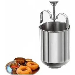 fulkiza Stainless Steel Hygienic Meduwada Maker vada maker (Silver) Vada Maker-picture-12