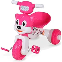 Fun Ride Tricycle For Kids With Music And Lights-Charlie Foldable Baby Tricycles-Trikes For Boys And Girls 18-36 Months-(Weight-Upto 18 Kg)|Pink-picture-24