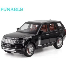 1:24 Land Rover Range SUV Model Car Toy Collection Sound Light Kid Gift-image-1