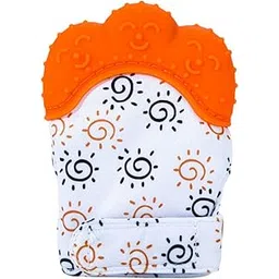 FunBlast Baby Teething Mitten – Soft Silicone Teether Glove for Infants, BPA-Free, Safe & Comfortable Teething Toy for 3+ Months Babies, Toddlers, Infants (Orange)-picture-30