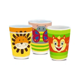 FunBlast Bamboo Fiber Glasses Pack of 3380 ML Each (Color & Design May Vary)-picture-36