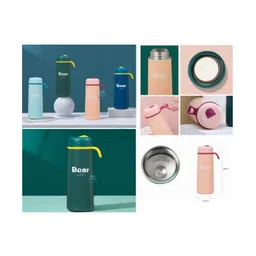 FunBlast BPA Free Double Walled Insulated Stainless Steel Water Bottle Pink - 350 ML image 3