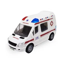FunBlast Pull Back Ambulance Vehicle Toy for Kids-picture-20