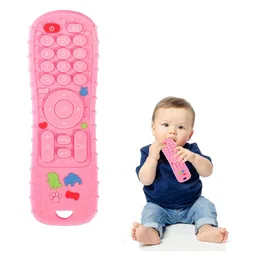 FunBlast Remote Shaped Silicone Teether Toy for Babies  Pack of 1 Pink-picture-28