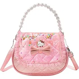 funblast Sling Bag for Girls, Fashion Cute Bow Design Hand Bag for Girls Shoulder Bag Stylish Latest Gifts for Kids Age 5-10 Purse for Girl, Cross Body Bag for Woman-picture-44