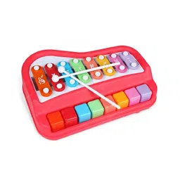 FunBlast Xylophone Hand Knock Piano Toy Musical Instrument - Red-picture-12