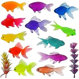 FunBlast Little Cute Fish Toys Pack of 12 Pcs Aquatic Animal Toy for Kids, Marine Animal Figure Playing Set, Sea Creatures Action Toys for 3+ Years Old Boys, Girls-picture-15