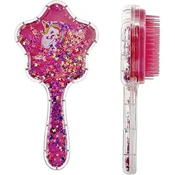 FunBlast Unicorn Comb and Brush Set, Star Shaped Unicorn Glitter Hair Brush Comb for Girls, Massage Hairbrush 3D Unicorn Kids Hair Brush/Hair Comb (Pack of 1Pcs; Random Color) (Unicorn hair Comb)-picture-18
