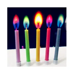 Funcart Birthday Candles With Colored Flames-picture-23