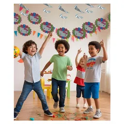 Funcart Hello Kitty Swirl Decoration Multicolor - Pack of 6-picture-12