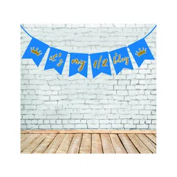 Funcart It's My 1/2 Birthday Banner Crown Design - Blue-picture-28