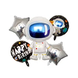 Funcart Outer Space Theme Party Decoration Foil Balloon Set Multicolor  Pack Of 5-picture-18