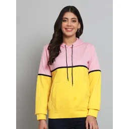 Funday Fashion Colourblocked Hooded Fleece Sweatshirt-picture-20