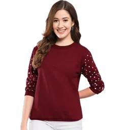 Funday Fashion Conversational Printed Round Neck Fleece Pullover Sweatshirt-picture-28