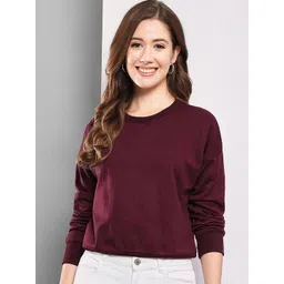 Funday Fashion Round Neck Fleece Sweatshirt-picture-31