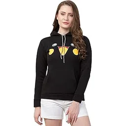 funday fashion Women Fleece High Neck Hoodie Sweatshirt-picture-49