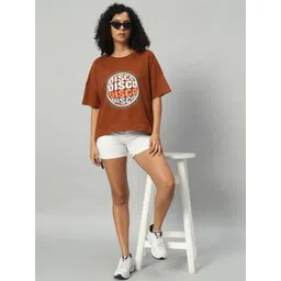 Funday Fashion Women Typography Printed Applique T-shirt-picture-10