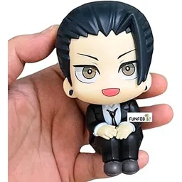 FUNFOB Jujutsu Kaisen Suguru Geto Action Figure Height-10cm Collectible PVC Multicolour | Geto Chibi-Black Cloth-picture-27