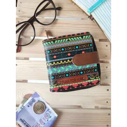 Funk For Hire Women Printed PU Water Resistant Two Fold Wallet with SIM Card Holder-picture-38