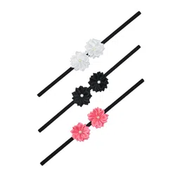 FUNKRAFTS Girls Pack of 3 Black & White Hairband-picture-22