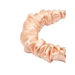 FUNKRAFTS Girls Peach Satin Silk Hairband image 3
