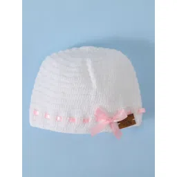 FUNKRAFTS Girls Self Design Woollen Beanie-picture-18