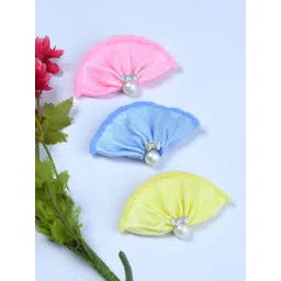 FUNKRAFTS Girls Set of 3 Beaded Alligator Hair Clip-picture-34