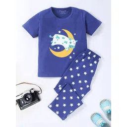 FUNKRAFTS Kids Conversational Printed Pure Cotton Night Suit-picture-45