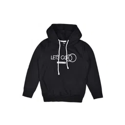 FUNKRAFTS Unisex Kids Black Printed Fleece Hooded Sweatshirt-picture-56