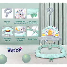 funky kids Musical Activity Walker With Parent Rod-picture-17