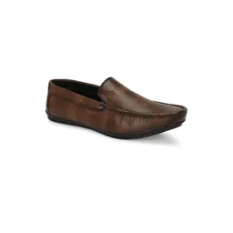FUNNY FIRE Men Brown Casual Loafers-picture-27