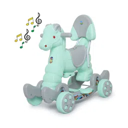 Funride Musical Rocking Horse Ride On - Green-picture-18
