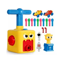 FUNVERSE Balloon Launcher for Kids, Power Balloon Car Toy for Kids, Manual Balloon Pump Cars Toys for Boys Girls (Multi Color) set of 20 material Plastic;Acrylonitrile Butadiene Styrene-picture-12