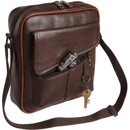 fur jaden Men & Women Brown Messenger Bag - Regular Size-picture-25