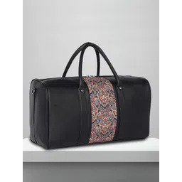 FUR JADEN Printed Vegan Leather Medium Casual Duffel Bag-picture-14