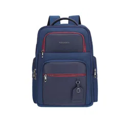 FUR JADEN Unisex Navy Red Structured Smart Tech Backpack 15.6 Inch Laptop Compartment-picture-32