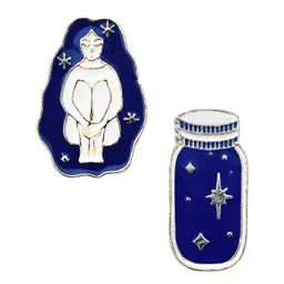 FURE Blue Alloy Brooch-picture-19