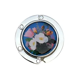 FURE Blue & White Printed Bouquet Table Bag Hanger-picture-51