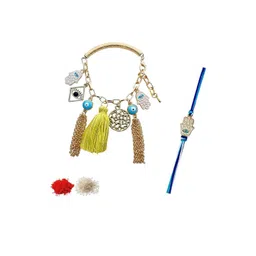 FURE Unisex Blue Rakhi-picture-12