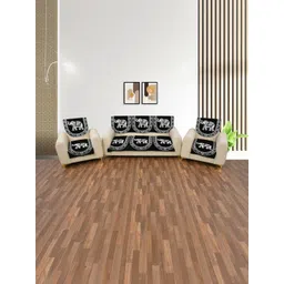 Furnishing Hut Black & Black Chenille Sofa Cover-picture-34