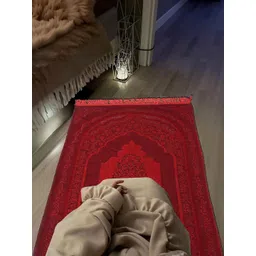 Furnishing Hut Namaz Mat Velvet Eco Friendly Prayer Mats-picture-13