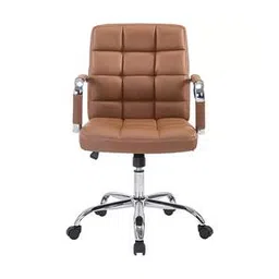 furniturstation Baxter Study Chair With Headrest in Tan Colour-picture-17