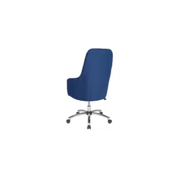 furniturstation Gans Leatherette Study Chair in Blue Colour image 4