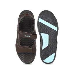 Furo by Red Chief Men's Chocolate Brown Floater Sandals image 3